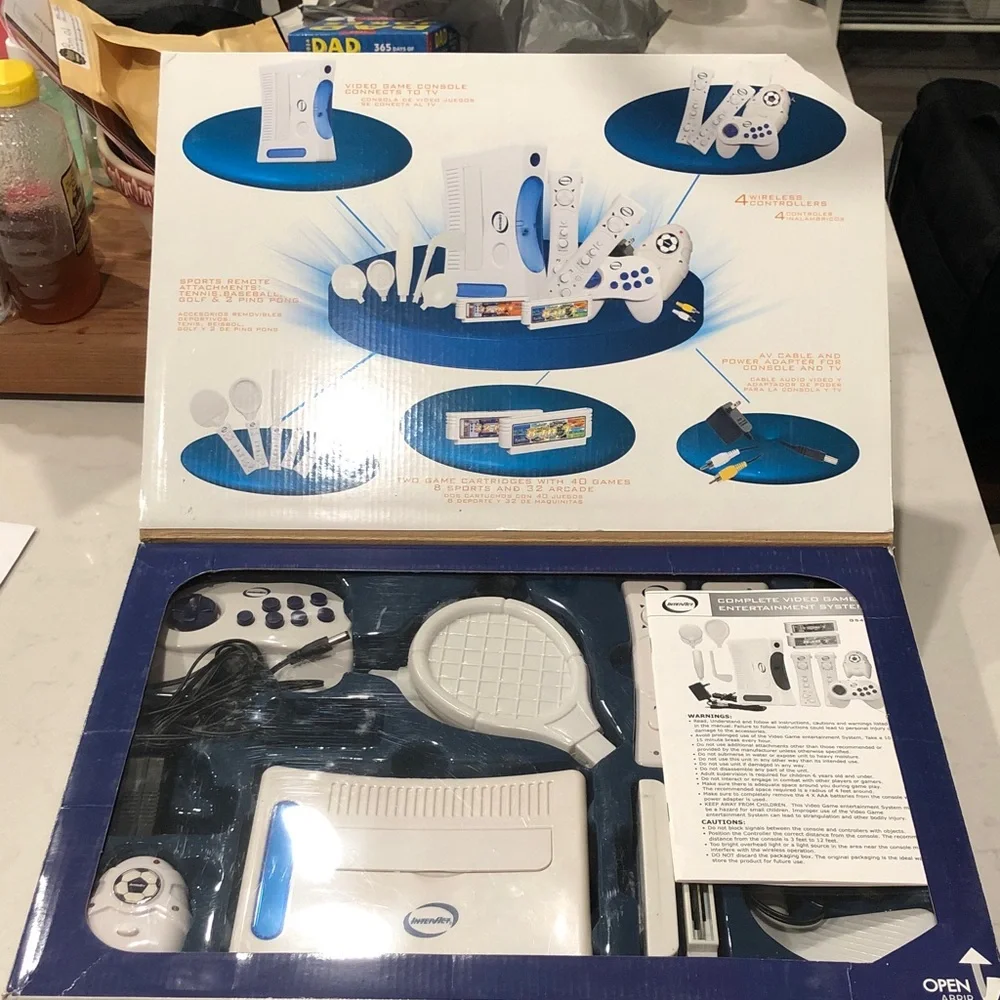 Video Game Console - 8 sports games and 32 Arcade style games